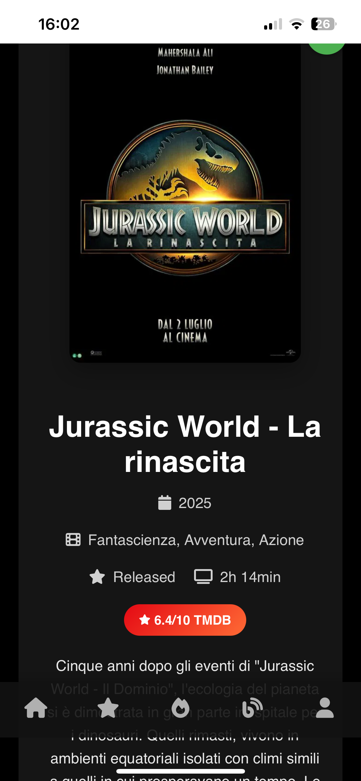 Recensione Recensione jurassic world la rinascita - Locandina