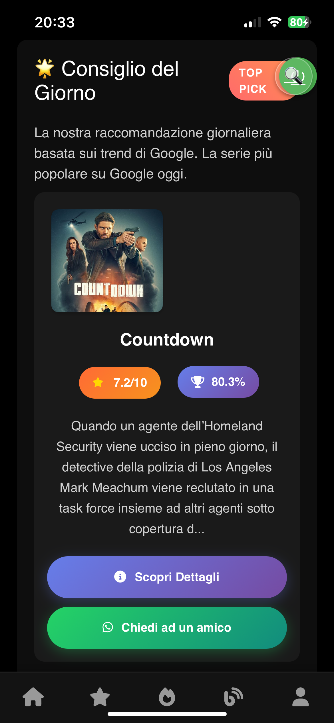Recensione 🎬 Watchies lancia la nuova funzione “Chiedi a un amico” - Locandina